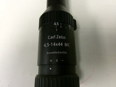 ZEISS CONQUEST 4.5-14 X 44MM MC SIDE FOCUS ANIB GERMAN GLASS ASSEMBLED IN USA - Image 4 of 10