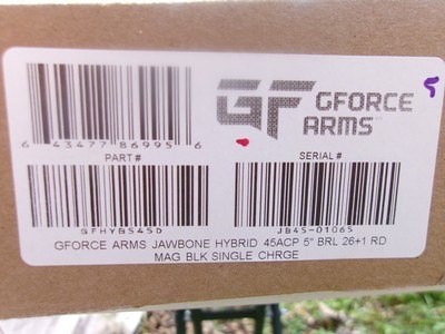 G FORCE JAWBONE 45 ACP 5