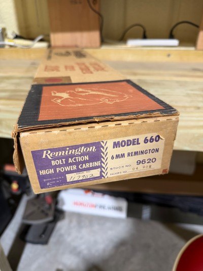Remington Model 660 6mm NIB Tag