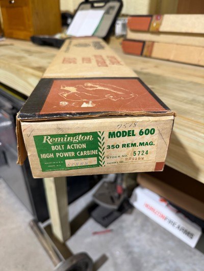 Remington model 600 350 magnum NIB