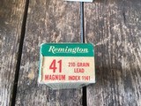 Remington 41 mag vintage ammo - 2 of 3