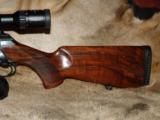 GORGEOUS RARE CASED LH LEFT HAND SAUER 200 LUX RARE 243 WIN WITH OUTSTANDING WOOD - MINTY - 3 of 9