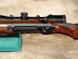 GORGEOUS RARE CASED LH LEFT HAND SAUER 200 LUX RARE 243 WIN WITH OUTSTANDING WOOD - MINTY - 8 of 9