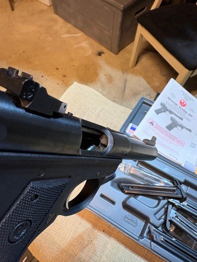 Ruger Mark III .22LR 5.5” Bull Barrel – Excellent – 4 Magazines – Box - Image 5 of 6