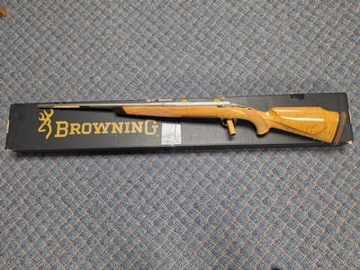 NIB Browning X Bolt 2 White Gold Medallion Maple Stock RARE 280 Rem. Octagon Barrel Super Wood - Image 1 of 15