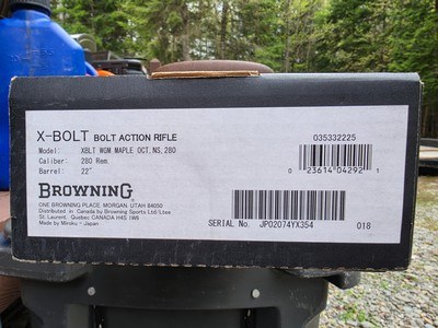 NIB Browning X Bolt 2 White Gold Medallion Maple Stock RARE 280 Rem. Octagon Barrel Super Wood - Image 15 of 15