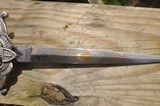WW 2 Slovokia/Hungarian Pilots Dagger Etched and Inscribed - 3 of 5