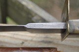 Confederate Civil War Period Spear Point Hand Forged Bowie Knife with Scabbard - 3 of 6