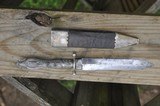 Sheffield 19th Century Civil War Period Spear Point Bowie Knife - 2 of 2