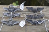 Sterling Silver U S Pilots Wings WW2? and after, 6 Pair - 1 of 2