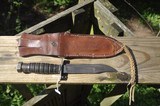 Viet Nam Camillus, N. Y. Early Pilots Survival Knife with Scabbard - 4 of 6