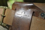WW 2 U.S. 45 Cal Belt, Holster and Ammo/Clip Pouch - 3 of 4