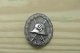 Original German WW 2 Legion Condor Wound Badge in Silver - 4 of 4