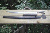 Old Pre WW 2 Japanese Childs Katana Hand Forged with Hand Forged Iron Suba - 2 of 12