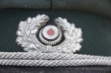 3RD REICH GERMAN OFFICERS VISOR HAT FOR HEER GEBIRGSJAGER OR ADMINISTRATION - 3 of 8