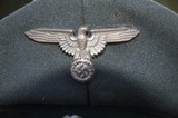 3RD REICH GERMAN OFFICERS VISOR HAT FOR HEER GEBIRGSJAGER OR ADMINISTRATION - 2 of 8