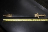 Civil War Childs Artillery Foot Officers Sword with Scabbard, - 2 of 4