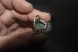 Beautiful Emerald Womans Ring with Faux Diamond Accents - 2 of 2