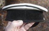 Allgemeine SS White Summer Named Officers Visor, Black Piped - 3 of 8