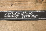 Original German WW 2 SS Hand Embroidered Adolf Hitler Officers Bullion Cuff Title - 1 of 3