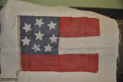 Original Confederate Virginia 8 Star Stars and Bars Circa 1861