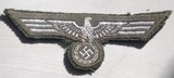 ORIGINAL GERMAN WW 2 HEER FLATWIRE BREAST EAGLE - 1 of 2