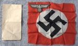 German WW 2 Small Party Flag - 1 of 2