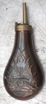 CIVIL WAR VIRGINIA STATE SEAL RECTANGULAR BELT PLATE - 6 of 8