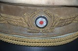 VERY EARLY GERMAN WW 2 HERMAN GORING WHITE SUMMER VISOR - 3 of 6