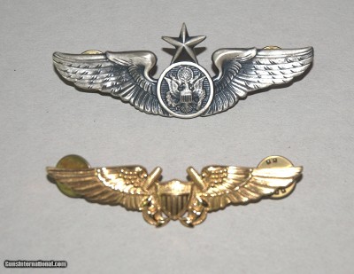VIET NAM ERA PILOTS WINGS, AIRFORCE, NAVY