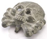 GERMAN WW 2 SS LATE WAR VISOR SKULL - 4 of 4