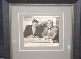 ORIGINAL BABE RUTH SIGNATURE ON NEWSPAPER PHOTOGRAPH