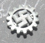 GERMAN WW 2 REICH ARBIETS DEINST LAPEL PIN