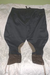 GERMAN WW 2 HEER/SS STONE GRAY GABERDINE RIDING BREECHES - 2 of 3