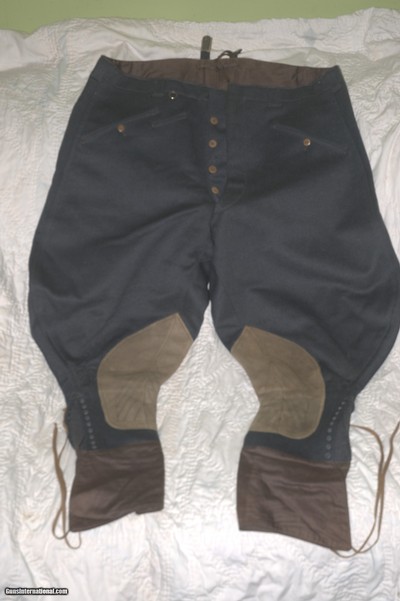 GERMAN WW 2 HEER/SS STONE GRAY GABERDINE RIDING BREECHES
