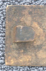 CIVIL WAR PERIOD RECTANGULAR C S BELT PLATE - 4 of 5