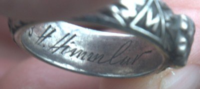 ORIGINAL SS HONOR RING DATED 9.11.43 TO PEIPER - Image 7 of 10
