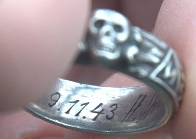 ORIGINAL SS HONOR RING DATED 9.11.43 TO PEIPER - Image 8 of 10