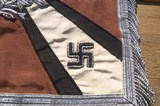 GERMAN WW 2? LUFTWAFFE NACHT RICHTEN HAND EMBROIDERED BANNER - Image 3 of 6