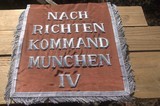 GERMAN WW 2? LUFTWAFFE NACHT RICHTEN HAND EMBROIDERED BANNER - Image 6 of 6
