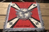 WW 2 GERMAN LUFTWAFFEFLAK HAND EMBROIDERED BANNER - Image 1 of 2