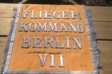 GERMAN WW 2? LUFTWAFFE FLIEGER HAND EMBROIDERED BANNER - Image 2 of 2