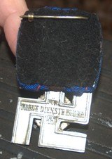 SS 12 YEAR LONG SERVICE AWARD MOUNTED WITH RIBBON BAR - Image 2 of 2