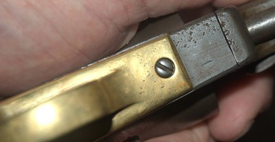 CIVIL WAR 36 CAL PERCUSSION COLT COPY BREVET REVOLVER - Image 5 of 6