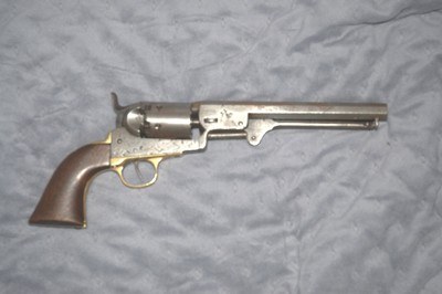 CIVIL WAR 36 CAL PERCUSSION COLT COPY BREVET REVOLVER - Image 1 of 3