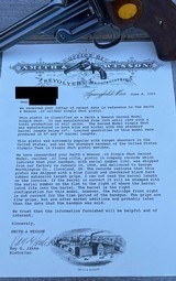 Smith & Wesson Single Shot Model of 1891 Three Pistol Set Models 1, 2 & 3 w/ Factory Letters - 10 of 14