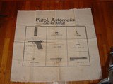 M1911 A1 USGI Canvas Part Layout Mat Colt Union Switch and Signal Ithaca Remington Rand - 1 of 2