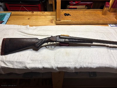Iver Johnson Cycle Works 12 gauge Double Shotgun
