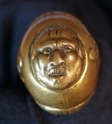 Pair of enormous brass barrel flintlock holster pistols - 8 of 14