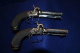 Cased Pair of Double Barrel Percussion Pistols - Mint - 11 of 15